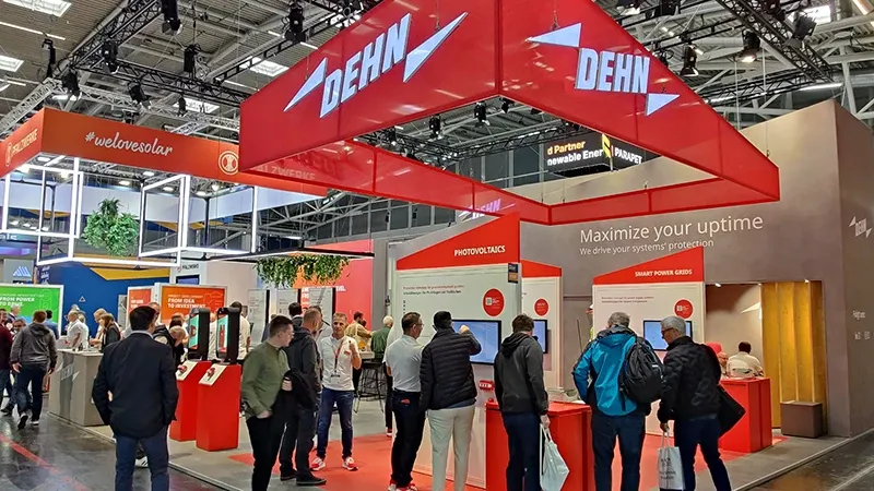 DEHN booth at the smarter E 2025
