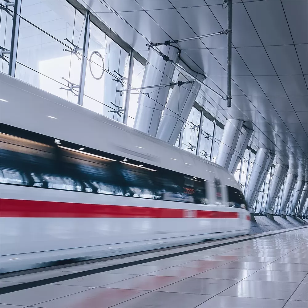 Railway stations protected by DEHN